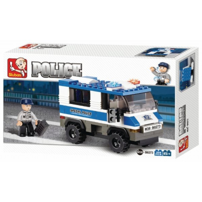 Klocki Sluban B0273 ciężarówka policyjna